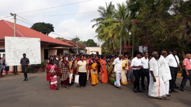 International Women's Day awareness walk with the theme of care for children - 08.03.2019